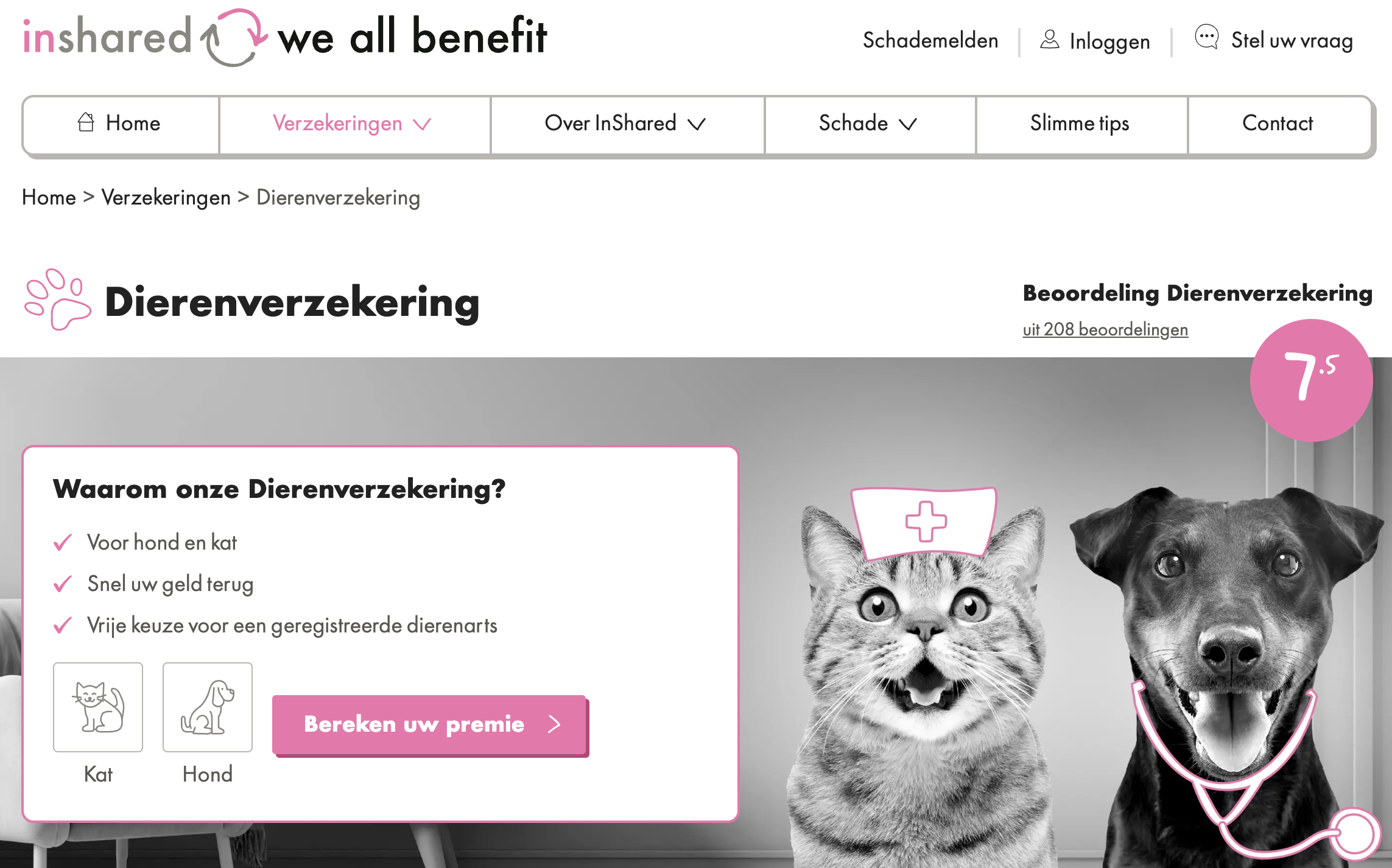 Inshared Dierenverzekering